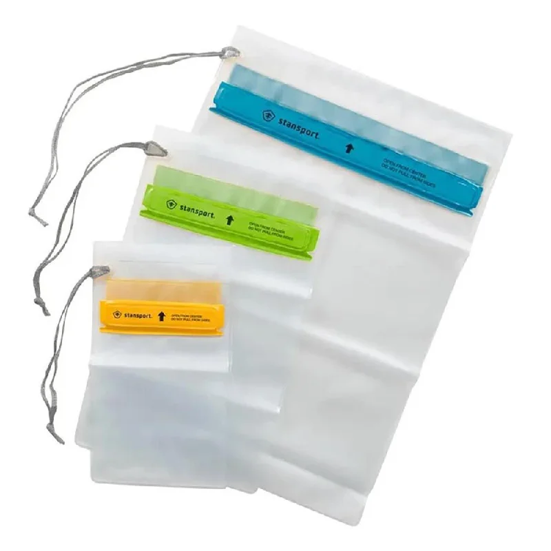 Camping hiking outdoor shine-WATERPROOF POUCHES - 3 PACK