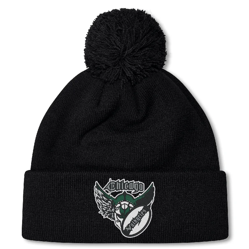 Camping hiking nature surge-Chicago Valkyries Pom Pom Beanie by Canterbury