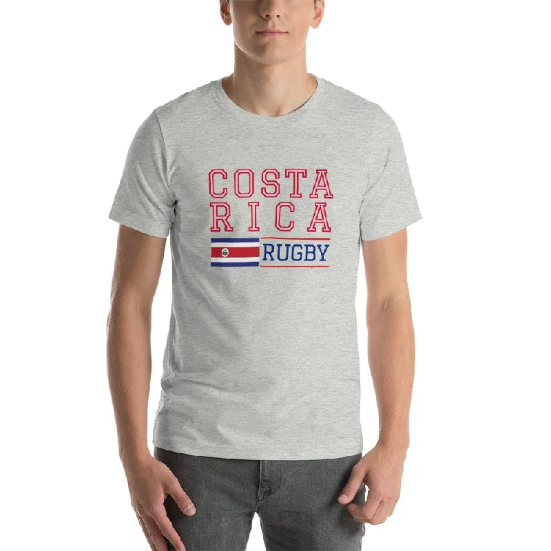 Camping hiking trail bliss-Costa Rica Rugby Cotton T-Shirt