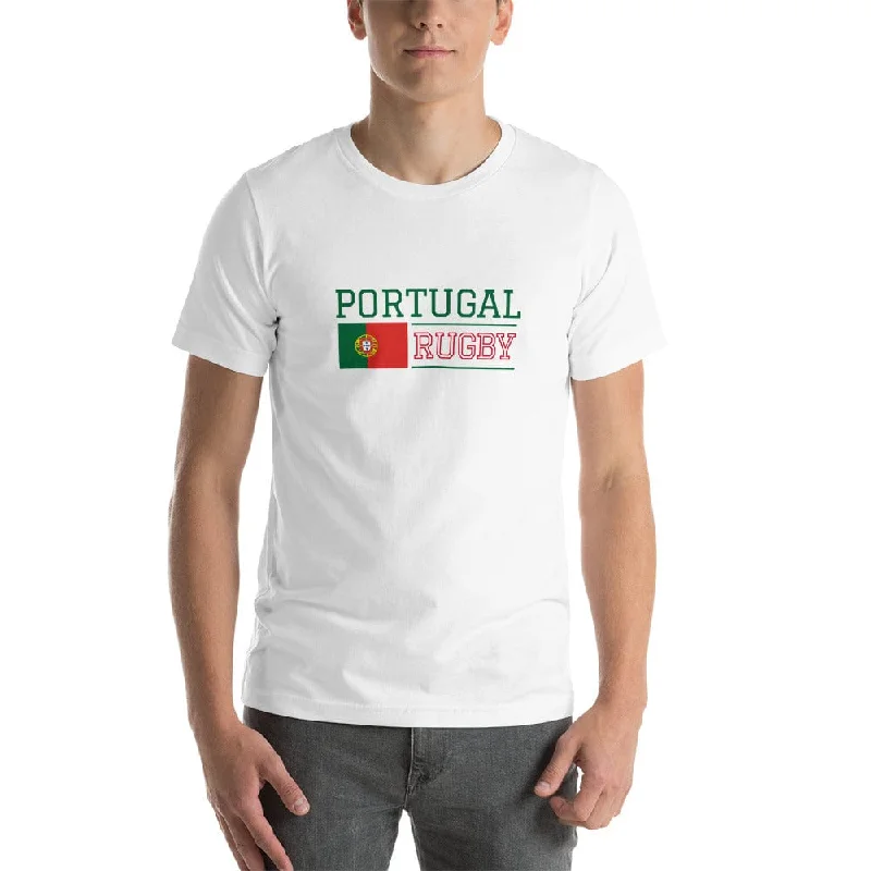 Camping hiking trail spirit-Portugal Rugby Cotton T-Shirt