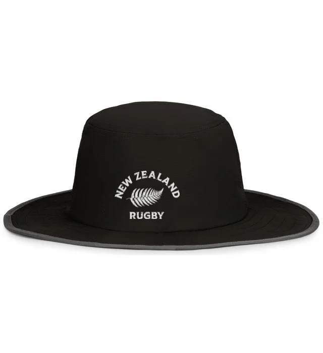 Camping hiking gear shifts-Nations of Rugby New Zealand Rugby Legend Boonie Cap