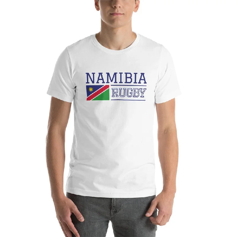 Camping hiking trail feats-Namibia Rugby Cotton T-shirt