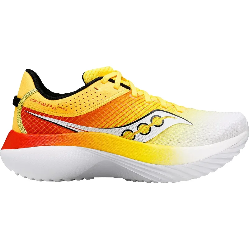 Camping hiking gear wave-Saucony Kinvara Pro Mens Running Shoes - Yellow