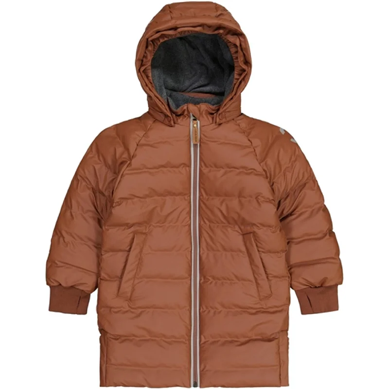 Camping hiking trail valley-Mikk-Line Puff Long Jacket Mink