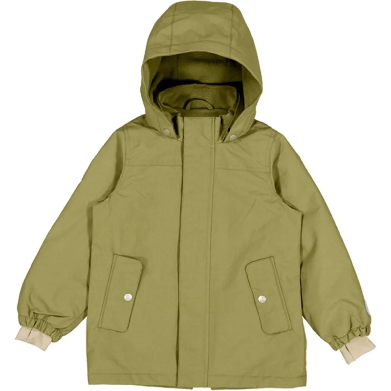 Camping hiking nature flow-Wheat Jacket w. Fleece Karl Tech Heather Green