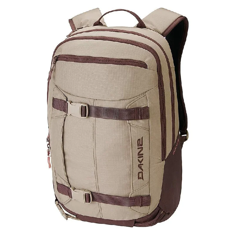 Camping hiking gear breeze-Dakine Womens Stone Nylon Mission Pro 25L Backpack - 10002081-STONE