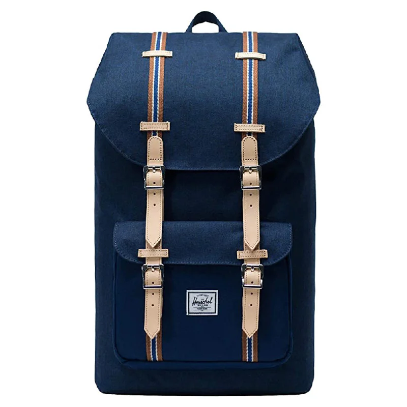 Camping hiking trail surge-Herschel Unisex Medieval Blue Crosshatch/Medieval Blue One Size Backpack - 10014-02527