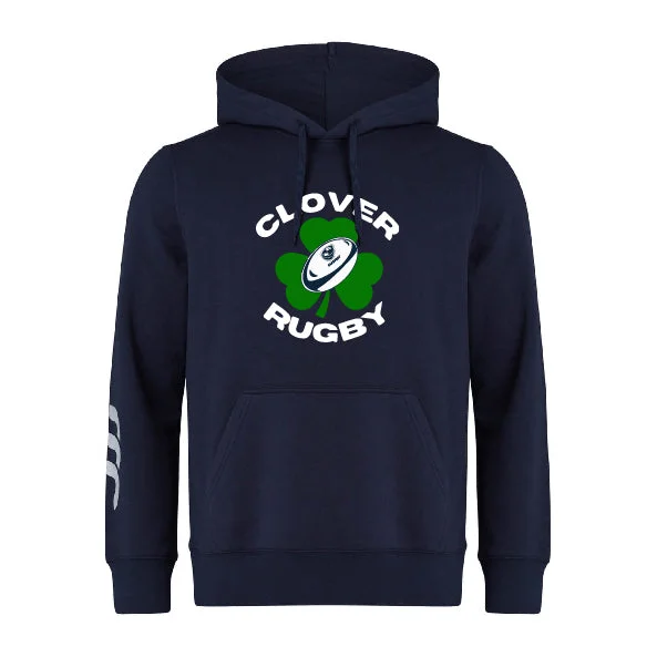 Camping hiking trail sleet-Clover Blue Eagles Club Hoodie by Canterbury