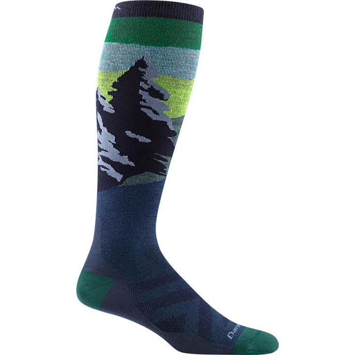 Camping hiking nature love-Darn Tough Solstice Over-the-Calf Lightweight Ski & Snowboard Sock Mens