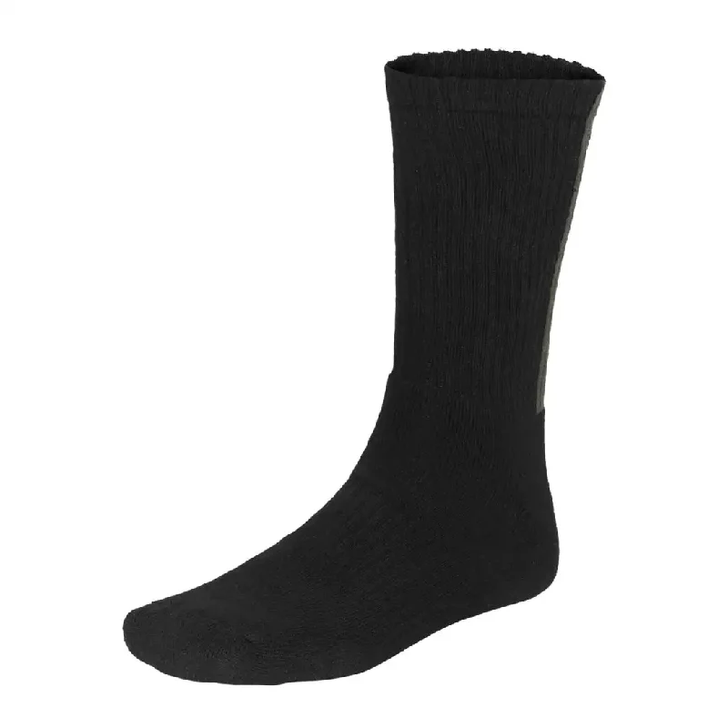 Camping hiking trail seam-Seeland Moor 3-Pack Socks - Black & Green