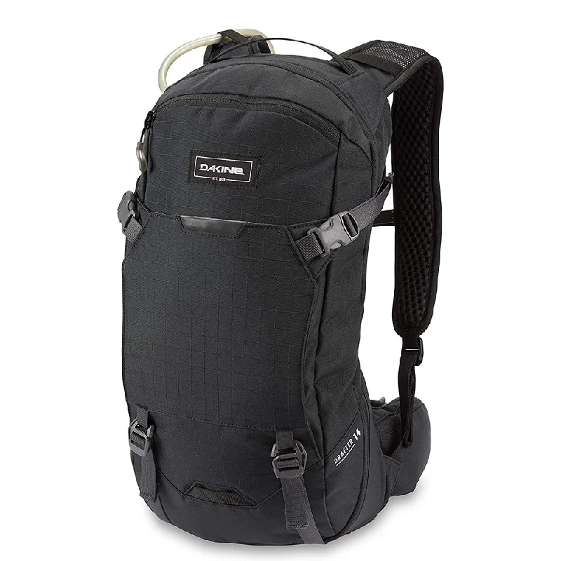 Camping hiking trail solid-Dakine Unisex Drafter 14 Liter Hydration Black Backpack - 10003402-BLACK