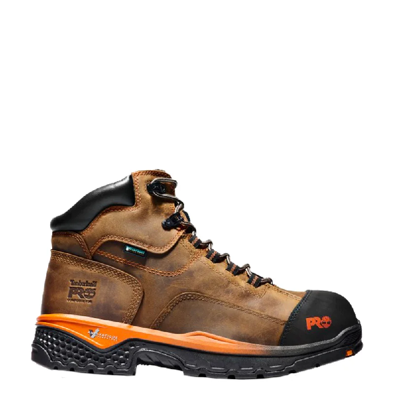 Camping hiking trail free-Timberland PRO Men's Bosshog 6" Comp Toe Waterproof Work Boot