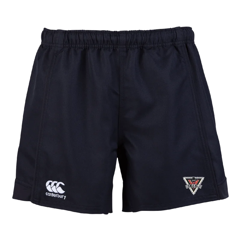 Camping hiking trail hard-Rebels Rugby Canterbury Black Advantage Rugby Shorts