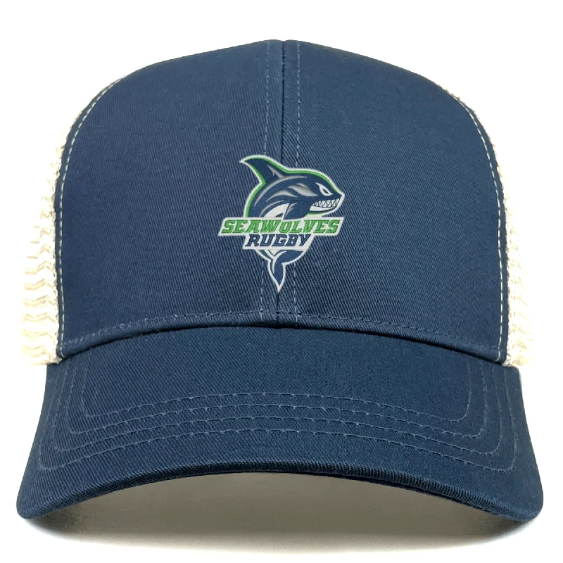 Camping hiking trail vigor-Seattle Seawolves Eco Trucker Hat