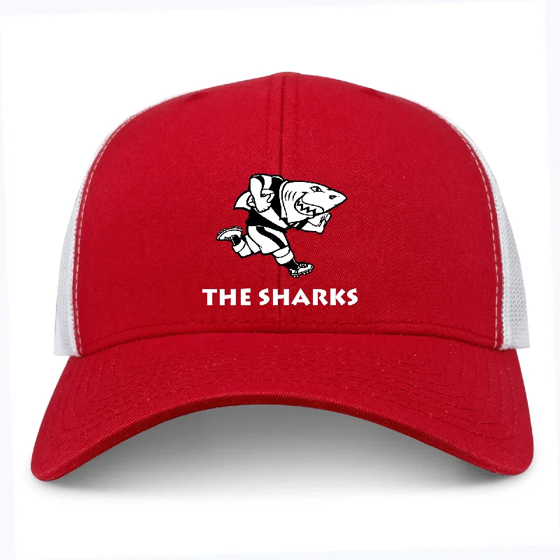 Camping hiking outdoor calm-The Sharks Retro Trucker Cap