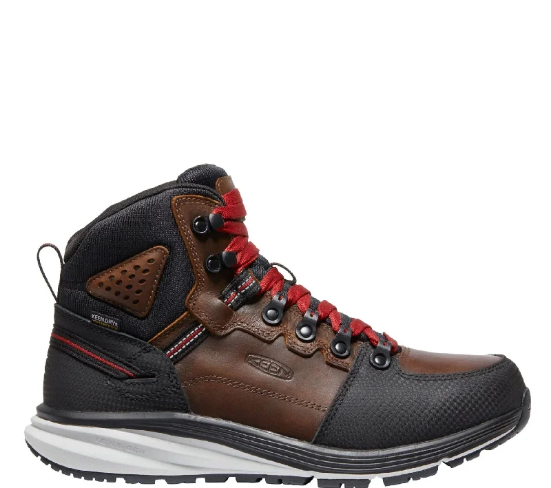 Camping hiking trail storm-KEEN Utility Men's Red Hook Waterproof Soft Toe Work Boot