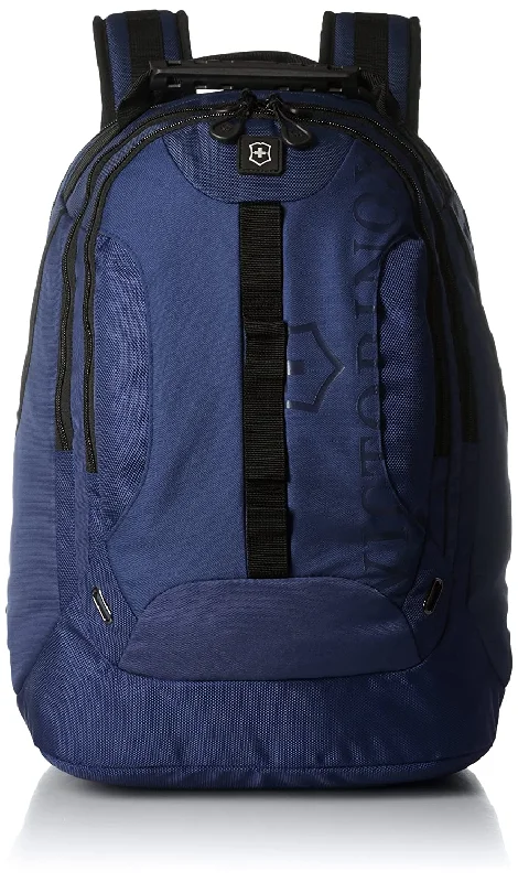 Camping hiking scenic oases-Victorinox VX Sport Trooper, Deluxe Nylon Laptop Backpack 28 Ltrs Blue