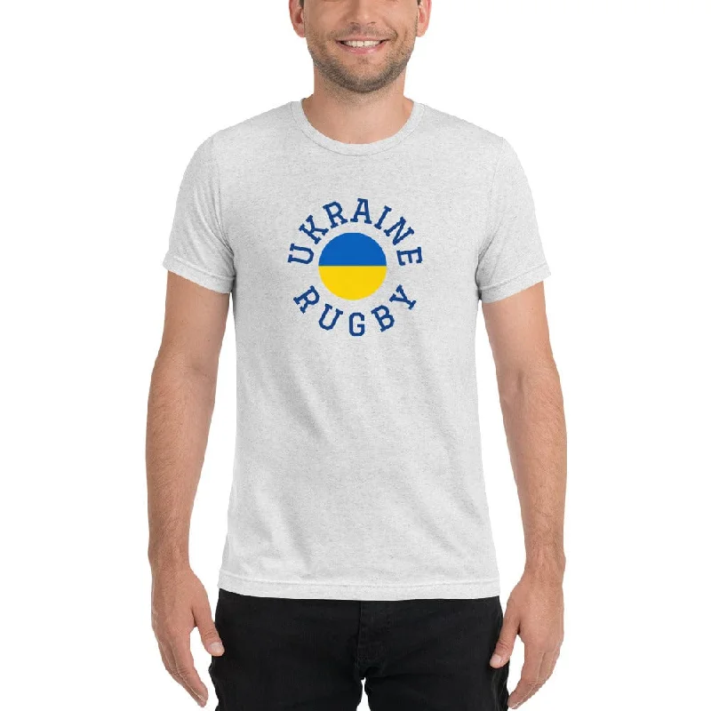 Camping hiking gear rush-Ukraine Rugby Circle T-shirt