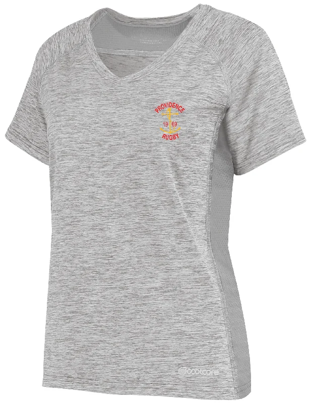 Camping hiking trail spray-Rhode Island Rugby Club Women's Electrify Coolcore Training Tee