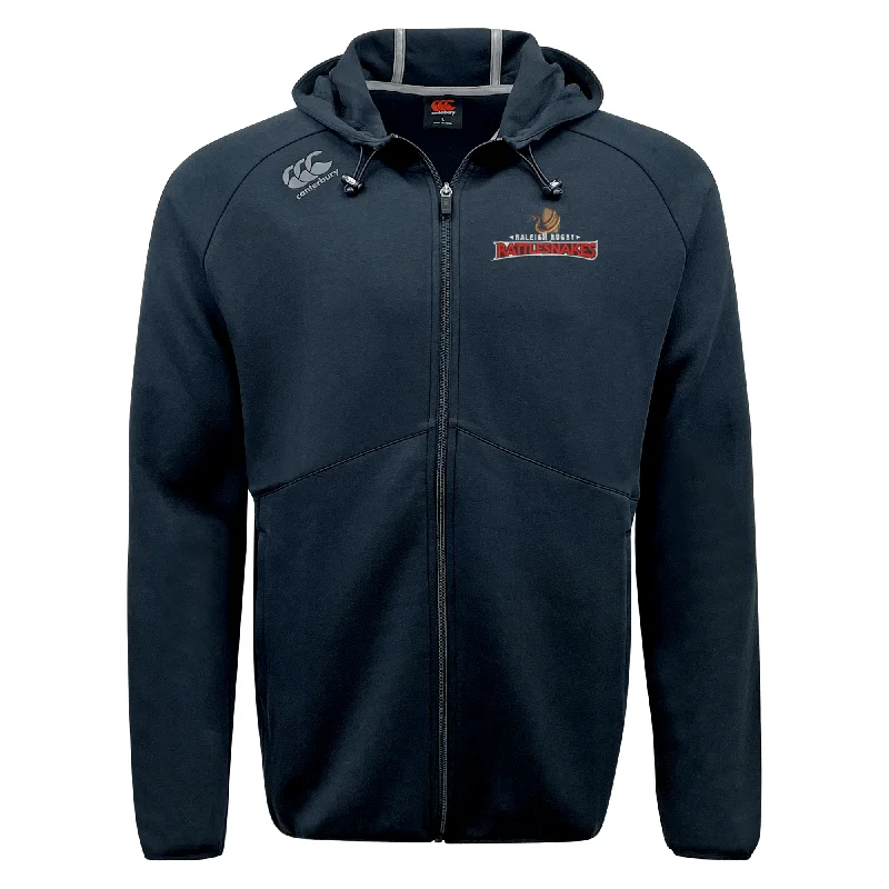 Camping hiking trail steep-Raleigh Rattlesnakes Rugby Tempo Full Zip-Hoodie by Canterbury