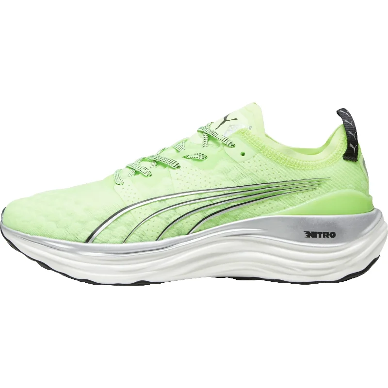 Camping hiking trail flash-Puma ForeverRun Nitro Mens Running Shoes - Green