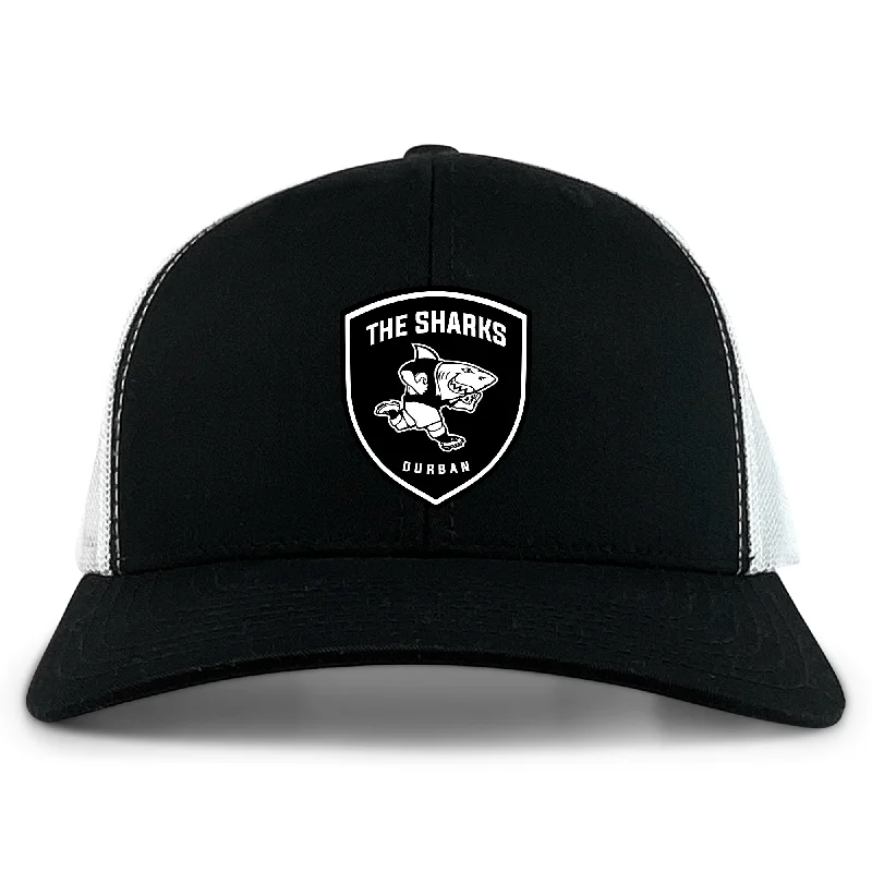 Camping hiking trail epics-The Sharks Crest Retro Tucker Cap