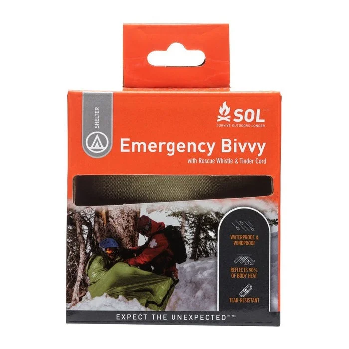 Camping hiking trail calm-Emergency Bivvy with Rescue Whistle