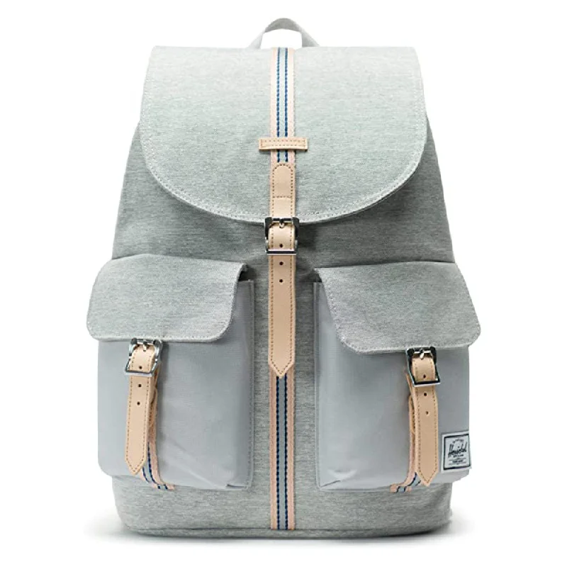 Camping hiking trail wave-Herschel Womens Light Grey Crosshatch/High-Rise One Size Dawson Backpack - 10233-02442