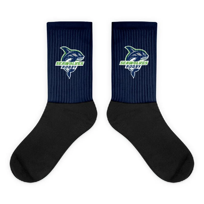 Camping hiking trail huge-Seattle Seawolves Crew Socks