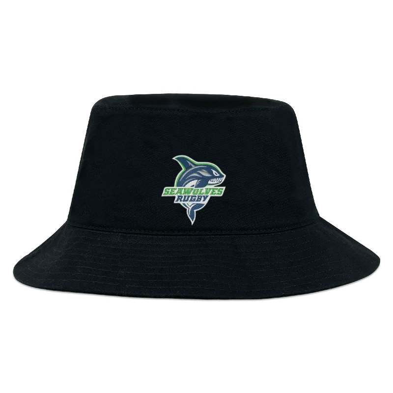 Camping hiking trail wins-Seattle Seawolves Crusher Bucket Hat