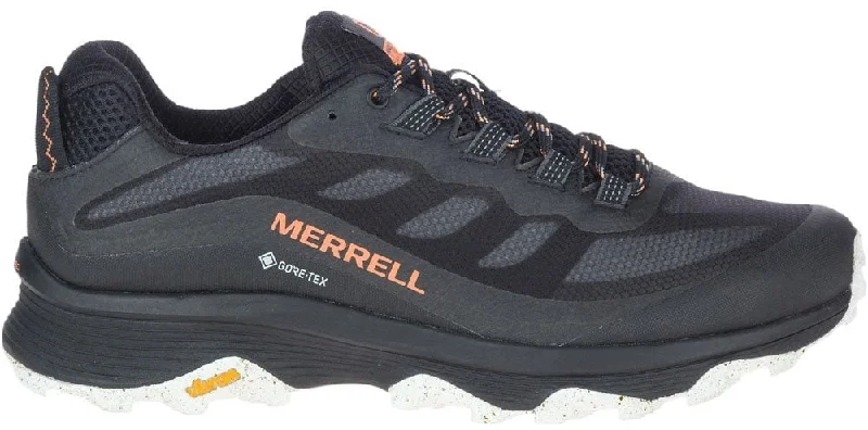 Camping hiking trail place-Merrell Moab Speed GORE-TEX Mens Walking Shoes - Black