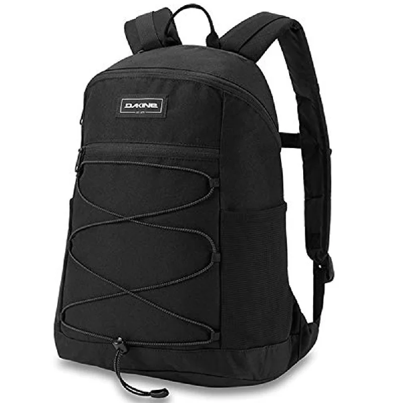 Camping hiking trail leap-Dakine Unisex Wndr Black 600D Polyester 18L Backpack - 10002629-BLACK