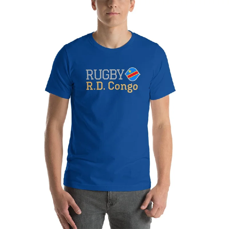 Camping hiking outdoor lift-D.R. Congo Rugby Cotton T-shirt