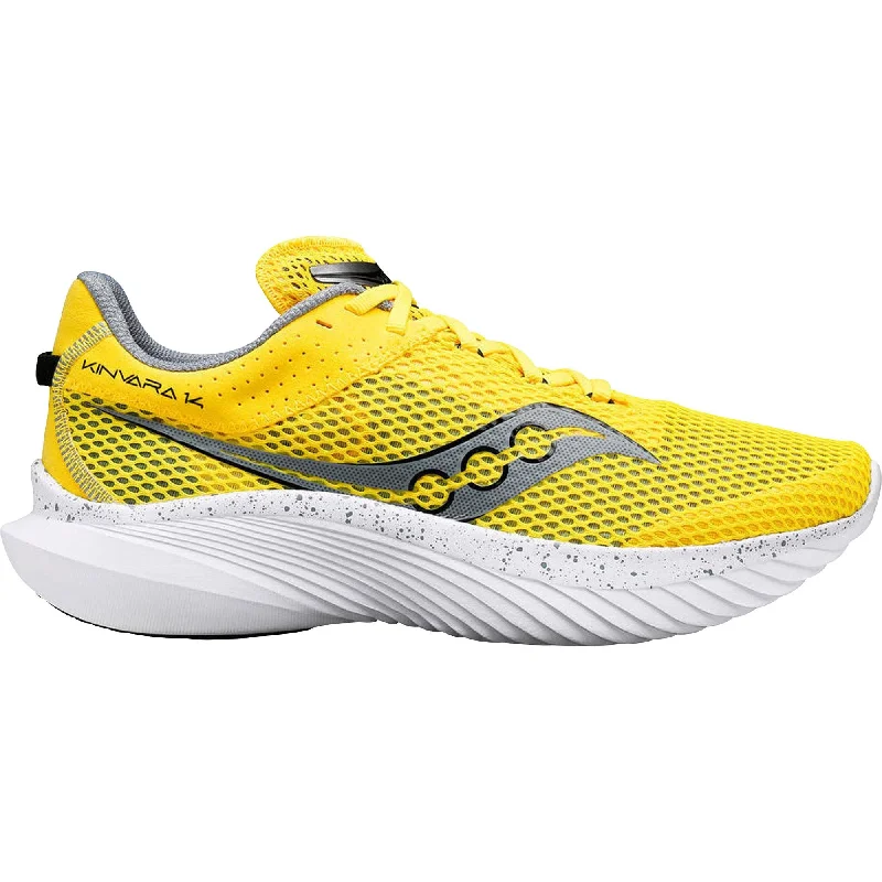 Camping hiking outdoor glow-Saucony Kinvara 14 Mens Running Shoes - Yellow