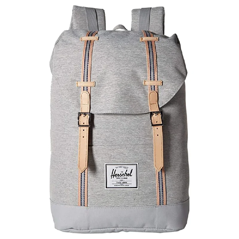 Camping hiking trail glee-Herschel Unisex Light Grey Crosshatch 25L One Size Backpack - 10066-02442