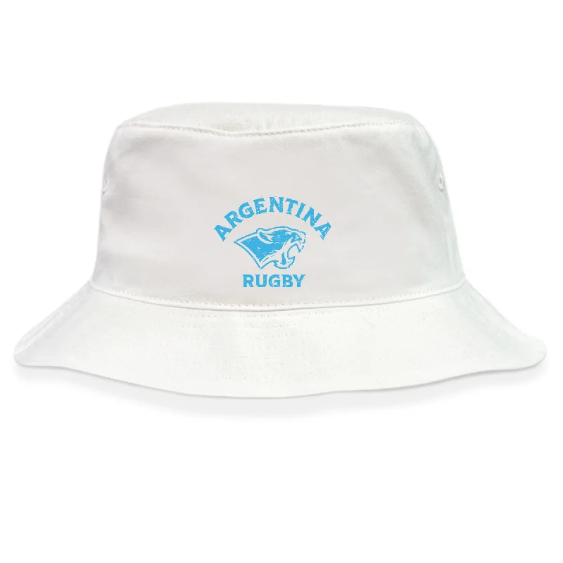 Camping hiking trail charms-Nations of Rugby Argentina Rugby Crusher Bucket Hat