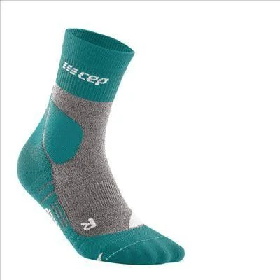 Camping hiking trail bold-Medi CEP W Hiking Merino Mid-Cut Socks