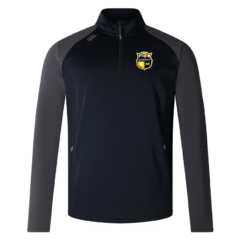 Camping hiking outdoor pulse-Jacksonville RFC Elite 1/4 Zip Top by Canterbury