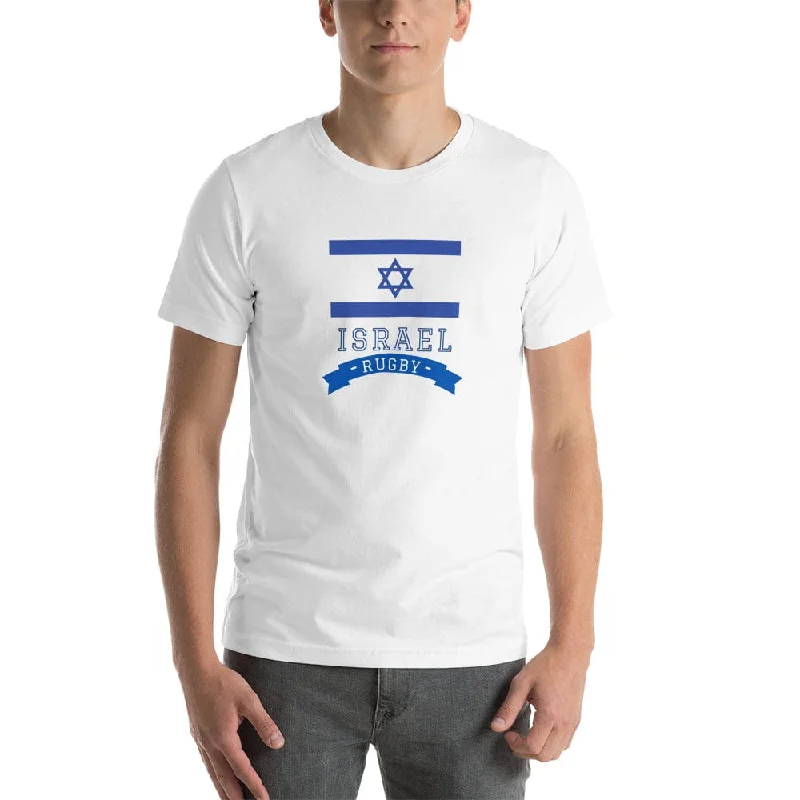 Camping hiking gear wave-Israel Rugby Cotton T-Shirt