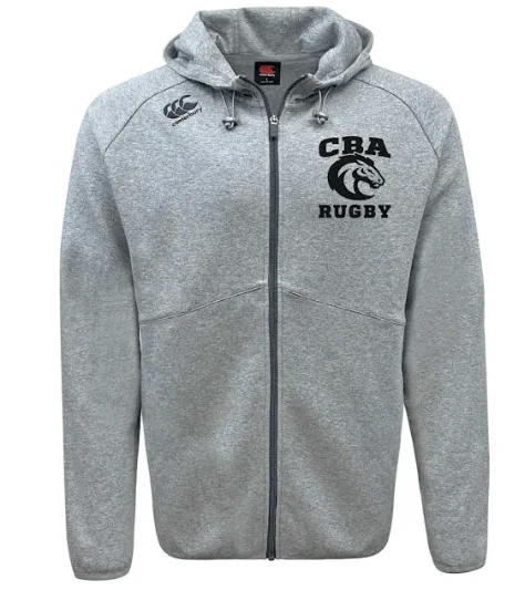 Camping hiking trail rain-CBA Rugby Tonal Embroidered Canterbury Tempo Full-Zip Hoody