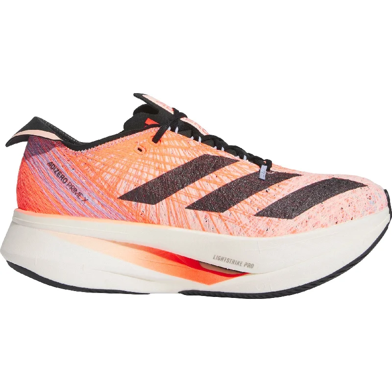 Camping hiking trail sleek-adidas Adizero Prime X Strung Running Shoes - Red