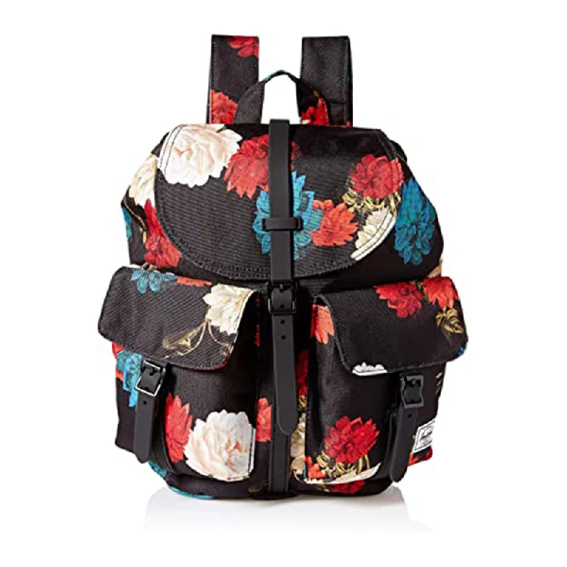 Camping hiking trail soul-Herschel Womens Vintage Floral Black 13L Small Dawson Backpack - 10301-02997