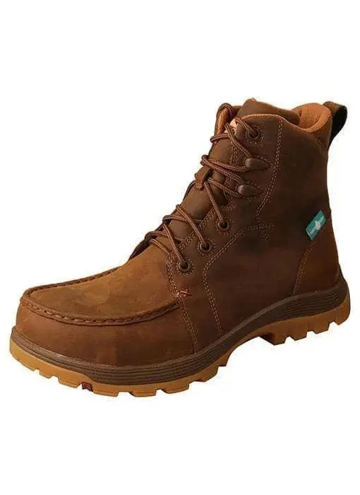 Camping hiking trail soak-TWISTED X - Mens 6" Oblique Nano Toe Work Boot, Waterproof