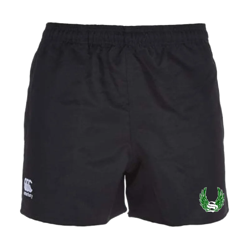 Camping hiking trail raw-Sirens Canterbury Black Advantage Rugby Shorts