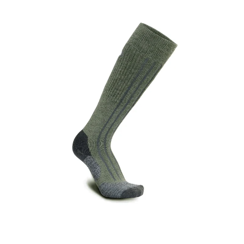 Camping hiking trail tie-Meindl Merino Extra Hunting Long Socks - Loden