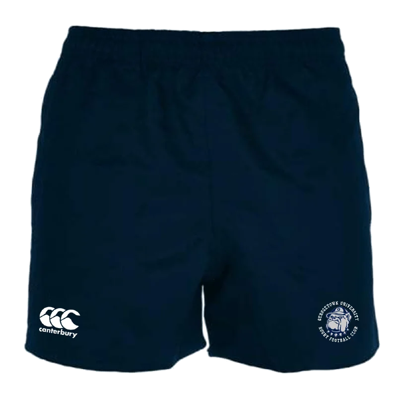 Camping hiking trail vivid-Georgetown University RFC Canterbury Professional Polyester Pocketed Rugby Shorts