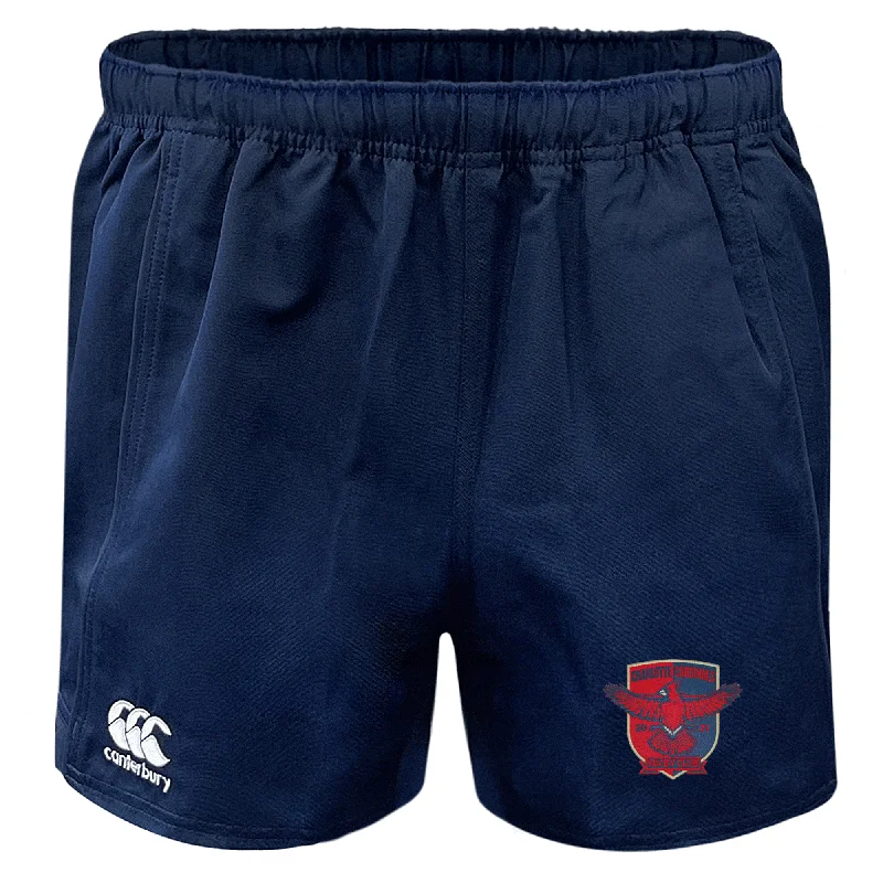 Camping hiking trail gap-Charlotte Cardinals Rugby Club Advantage Rugby Shorts by Canterbury