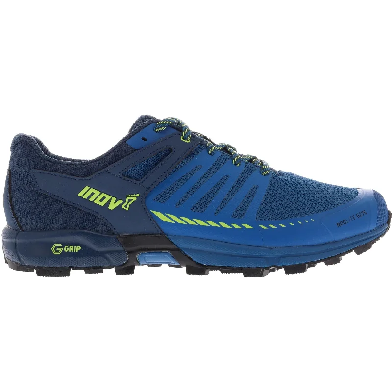 Camping hiking nature vibe-Inov8 Roclite G 275 V2 Mens Trail Running Shoes - Blue