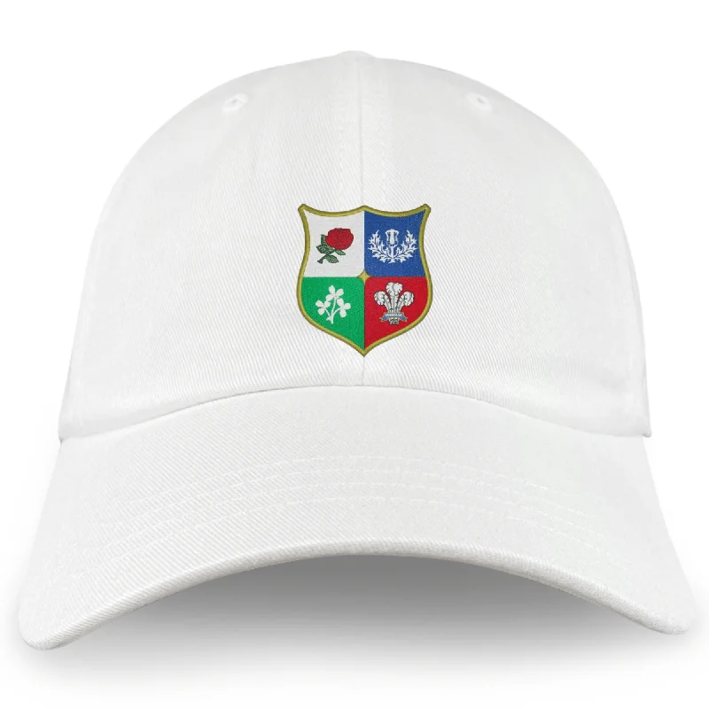 Camping hiking rugged trails-Nations of Rugby British & Irish Lions Vintage Dad Cap