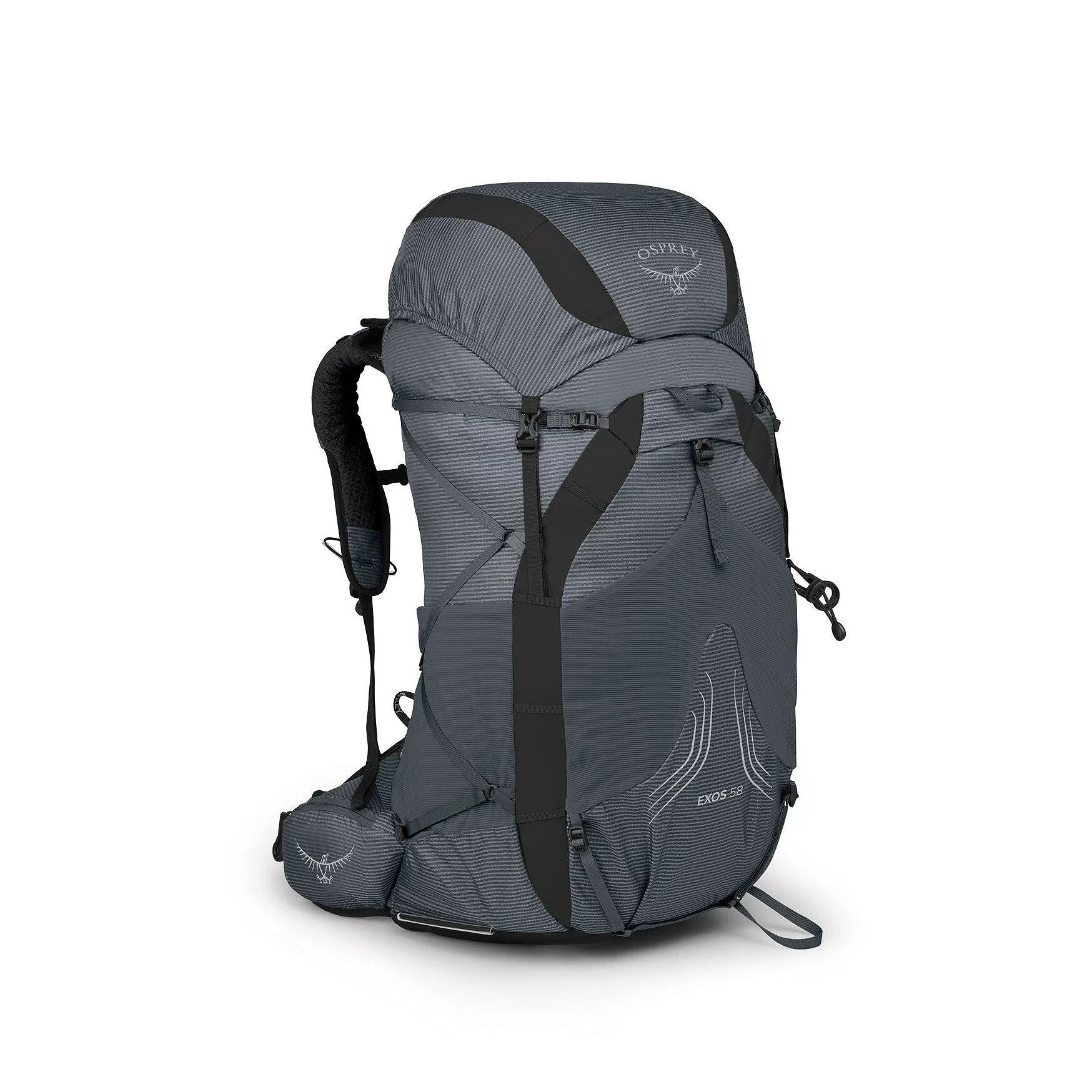 Camping hiking trail swell-Osprey Exos 58 Backpack